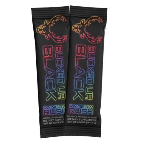 2x Bucked Up Black Sample Sachets (Rainbow) *Gift*