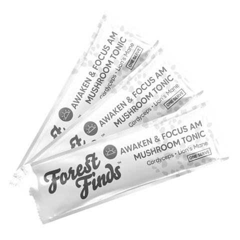 3x Forest Finds AM Mushroom Tonic Sample Pack *Gift*