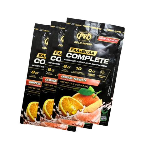 3x PVL Gold Series EAA + BCAA Single Serve Sachet *Gift*