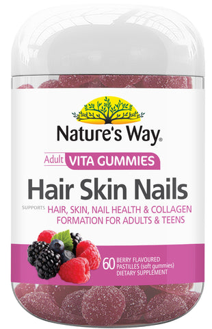 Nature's Way Adult Vita Gummies Hair, Skin & Nails 60s