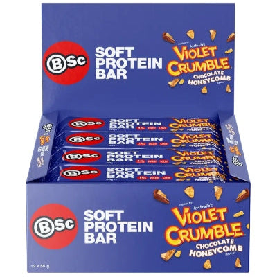 BSC Violet Crumble Low Carb Soft Protein Bars