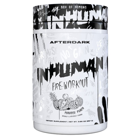 Afterdark Inhuman High Stim Pre-Workout Paradise Punch