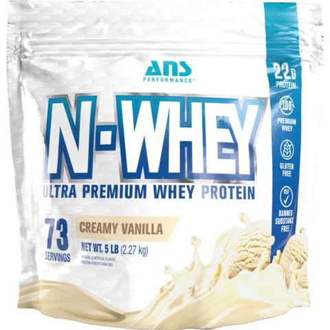 ANS Performance N-Whey Premium 100% Whey 5lb Vanilla