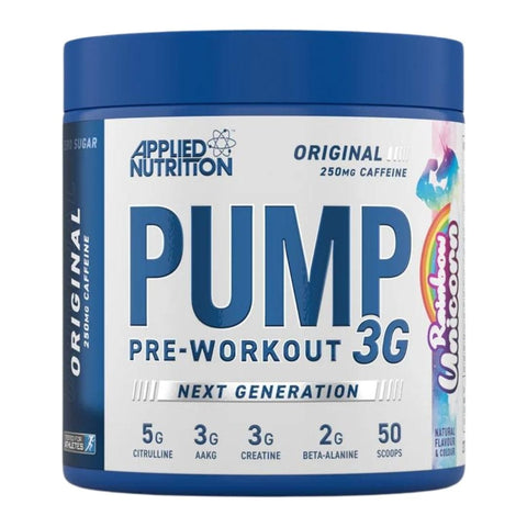 Applied Nutrition Pump 3G Pre-Workout 375gm / Rainbow Unicorn