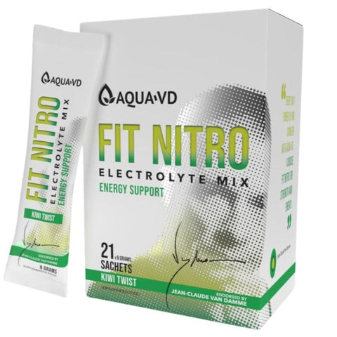 Aqua VD Fit Nitro Electrolyte Mix 21x Sachets Box / Kiwi Twist