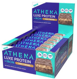 Athena Luxe Protein + Iron Bars Box of 12 / Chocolate Caramel