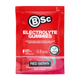 BSc Electrolyte Gummies Red Berry / Single Sachet (5 Gummies)