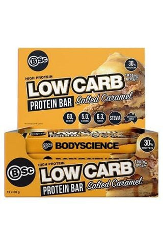 BSC High Protein Low Carb Bars Salted Caramel / 12 Box