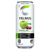 Celsius Energy Drink 330ml 24 Pack / Green Apple Cherry