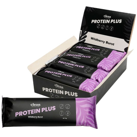 Clean Nutrition Protein Plus Bars Box of 12 / Wildberry Burst
