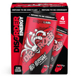 Faction Labs Disorder Energy RTD Can Red Russian - Raspberry / 4 Pack