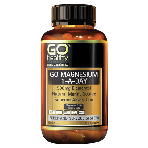 Go Healthy Magnesium 1-A-Day 500 60 Caps