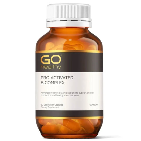 GO Healthy Pro Activated B Complex Capsules 60 Vege Capsules