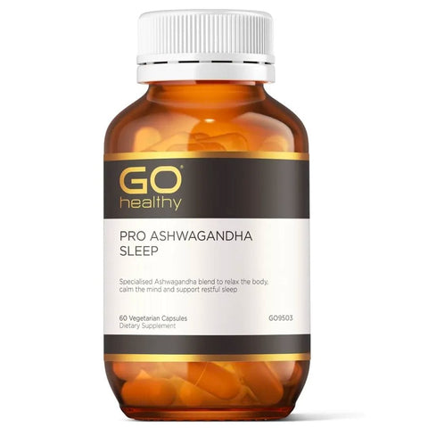 GO Healthy Pro Ashwagandha Sleep 60 Vege Capsules