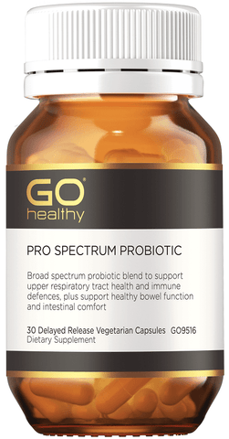 GO Healthy Pro Spectrum Probiotic Delayed Release Capsules *Gift*
