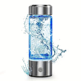 H2 Hydrogen Water Bottle Silver