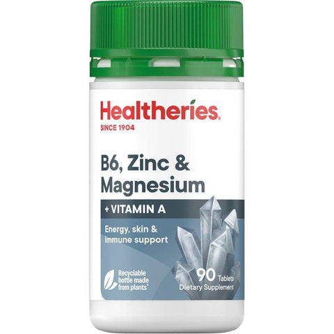 Healtheries B6, Zinc & Magnesium with Vitamin A