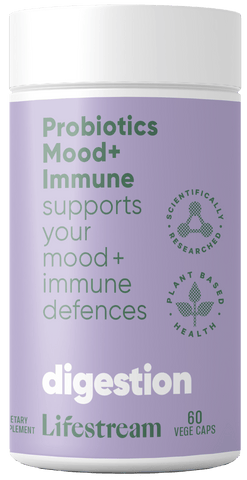 Lifestream Probiotics Mood + Immune - 60 Capsules *Gift*