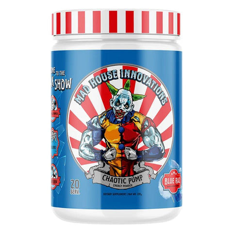 Mad House Chaotic Pump Pre-Workout Blue Razz