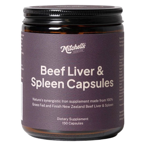 Mitchells Beef Liver & Spleen Caps