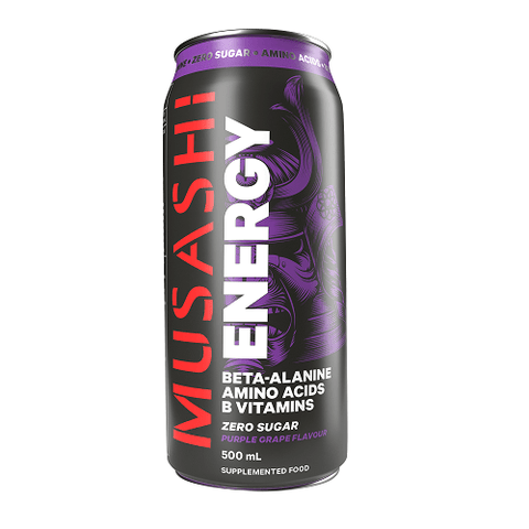 Musashi Energy Drink 500ml Purple Grape / Single Can