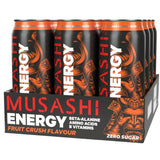 Musashi Energy Drink RTD 500ml Fruit Crush / 12 Pack