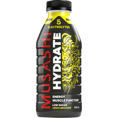 Musashi Hydrate RTD 600ml Single / Lemon & Lime