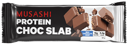 Musashi Protein Choc Slab Single / Milk Chocolate
