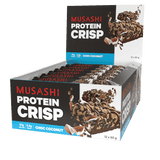 Musashi Protein Crisp Bars Choc Coconut / 12 Box