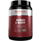 Musashi Shred & Burn Protein Powder 2kg Vanilla Milkshake / 900g