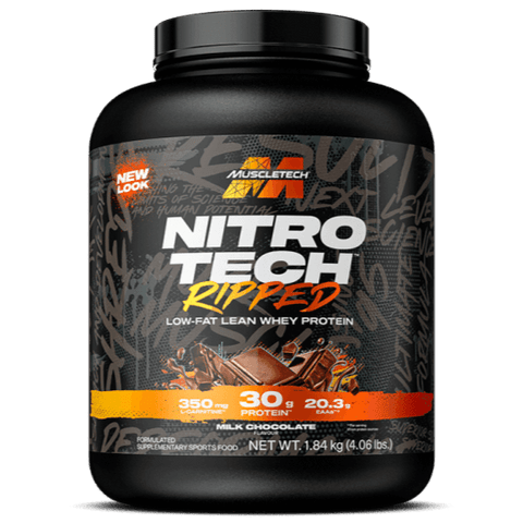 MuscleTech Nitro Tech Ripped Protein Powder 4lb Milk Chocolate