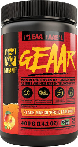 Mutant GEAAR BCAA + EAA 30 Serve Peach Mango