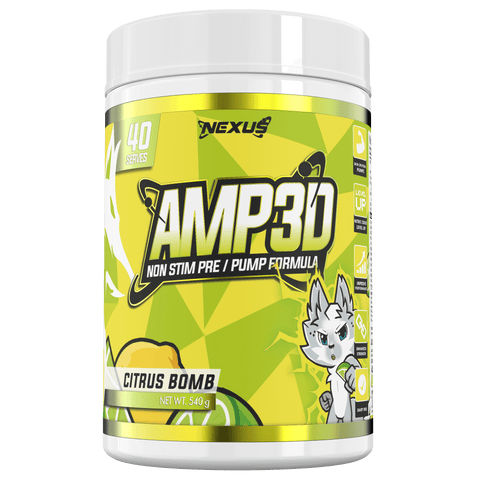 Nexus Sports Nutrition Amp3d Pump Formula Citrus Bomb
