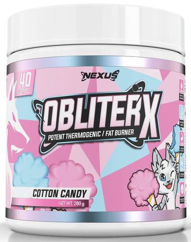 Nexus Sports Nutrition Obliterx Fat Burner Cotton Candy