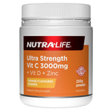 Nutra-Life Ultra Strength Vit C 3000mg + Vit D + Zinc Powder