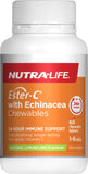 NutraLife Ester-C + Echinacea 60 Chewable Tabs *Gift*