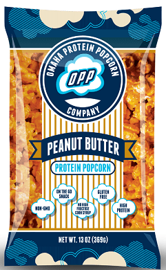 Omaha Protein Popcorn - Large Bag Peanut Butter