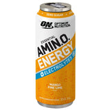 Optimum Nutrition Amino Energy Can Drink Bottle *Gift* Mango