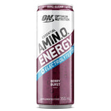 Optimum Nutrition Amino Energy Sparkling RTD Sparkling Berry Burst / Single Can