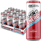 Optimum Nutrition Amino Energy Sparkling RTD Sparkling Juicy Strawberry / 12 Pack