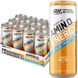 Optimum Nutrition Amino Energy Sparkling RTD Sparkling Mango Pineapple Limeade / 12 Pack