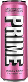 Prime Energy Drink Cans Strawberry Watermelon