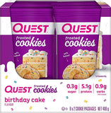 Quest Frosted Cookies 8 Pack Box / Birthday Cake