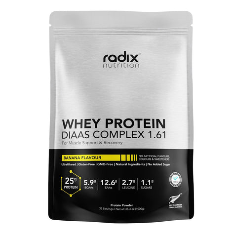 Radix Nutrition Whey Protein DIAAS Complex 1.61 1kg Banana / 1.61