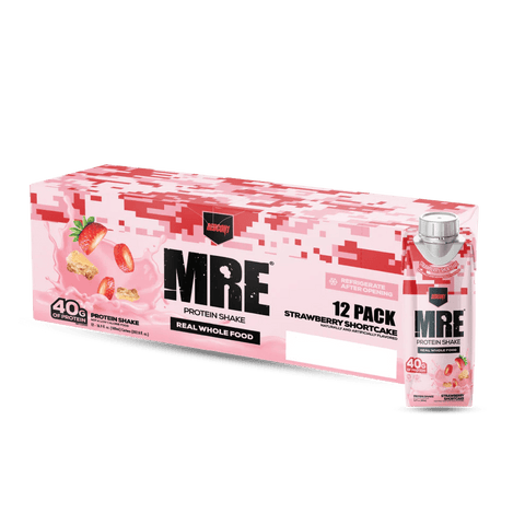 Redcon1 MRE Protein Shake RTD 12 Pack / Strawberry Shortcake