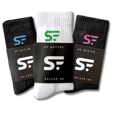 SF Active Cushion Crew Socks