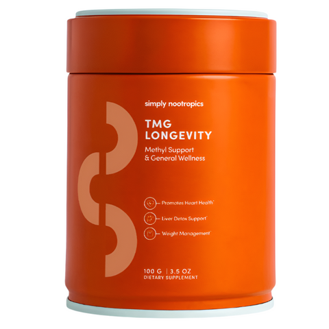 Simply Nootropics TMG Longevity Powder - 200 Serves