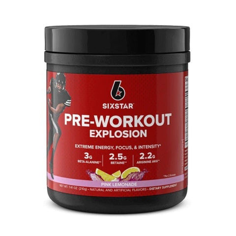 Sixstar Pre-Workout Explosion 30 Serve Pink Lemonade *Expiry: 10/24*