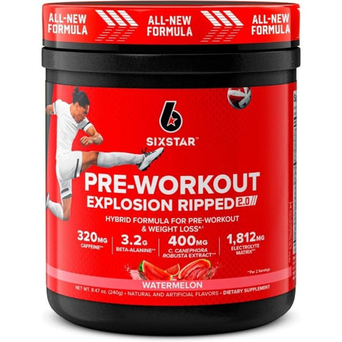 Sixstar Pre-Workout Explosion Ripped 2.0 Watermelon / 240g