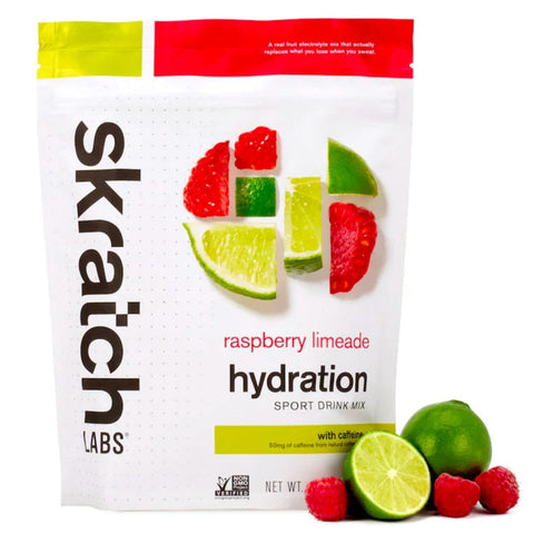 Skratch Labs Hydration Sport Drink Mix Raspberry Limeade (Caffeinated)